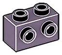 Brick Modified 1 x 2 with side studs
