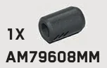 Weapon Part: SMG Suppressor in Gray, Dark (Metallic)