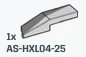 Wedge 1 x 4 with Tapered Edge Right