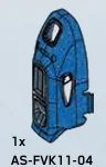 Halo, Drop Pod Cabin with Blue Highlights in Multicolored
