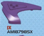 Halo, Misc: Covenant AA-Gun Action Cover - Left in Purple, Byzantium (Metallic)