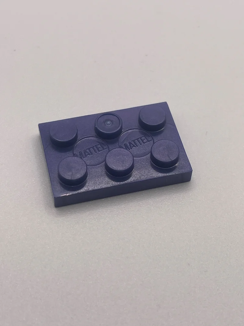 Plate 2 x 3 in Purple, Rich