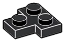 Plate Modified 2 x 2 T-shape in Gray, Dark Charcoal