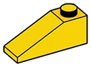 Slope brick 33 1 x 3 in Yellow, Lemon