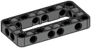 Tech: beam 4 x 8 with open center 2 x 6 in Gray, Dark (Flake)