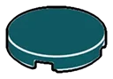 Tile 2 x 2 Round w/ Bottom Center Stud Connection