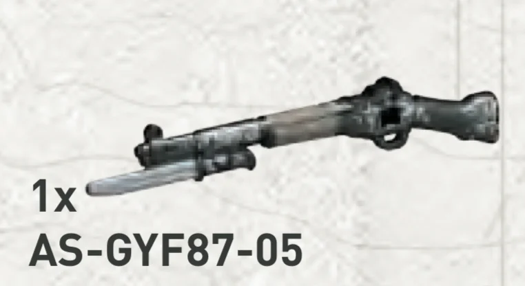 Weapon Rifle: M1 Garand w/ Bayonet w/ Printed on Snow Deal in Multicolored