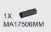 Connector: pipe, small 2 studs long in Gray, Dark (Metallic)