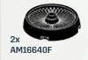 Engine Component: Intake Turbine 4 x 4 in Black