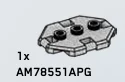 Halo, Pod Air Brake Rotorhead in Gray, Steel