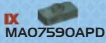 Plate Modified 1 x 2 with one stud, centered in Green, Jungle (Camo)