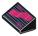 Slope brick 36 2 x 1, print detail in Multicolored