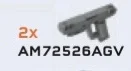 Weapon, Firearm: pistol, M6C Socom in Gray, Light (Metallic)