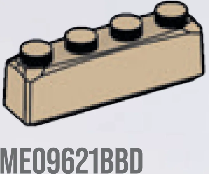 Brick 1 x 4 stone