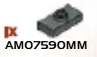 Plate Modified 1 x 2 with one stud, center in Gray, Dark (Metallic)