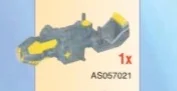 Weapon, Missile: launcher, Hurricane Blaster with gunner's seat in Silver, Dull