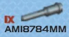 Connector: axle 1 stud long with bar, short in Gray, Dark (Metallic)