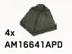 Slope brick 45 2 x 2 corner in Green, Jungle (Camo)