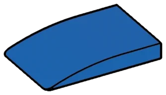 Slope 2 x 1/3 x 3 Curved in Blue
