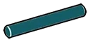 Bar 3 studs long, slightly rounded ends in Blue, French