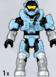 Spartan Commando - Light Blue / Silver (Reach Armor)