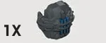Shoulder Armor: Spartan Sniper - Dark Gray w/ Printed Bullets (Reach Armor) in Multicolored