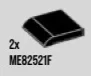 Tile Modified 2 x 2 with rounded lip in Black