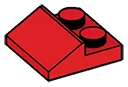 Slope Plate 25 2 x 1 x 2 in Red, Flame
