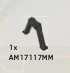 Weapon Part: Halo Sniper Rifle Bi-Pod in Gray, Dark (Metallic)