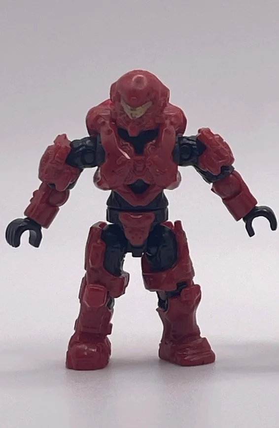 Figure, Halo: Spartan Copperhead - Speckled Red (Halo 5) - Red Waist Armor Variant