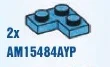 Plate 2 x 2 corner