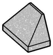 Slope brick 45 2 x 1 double / 60 in Gray, Steel