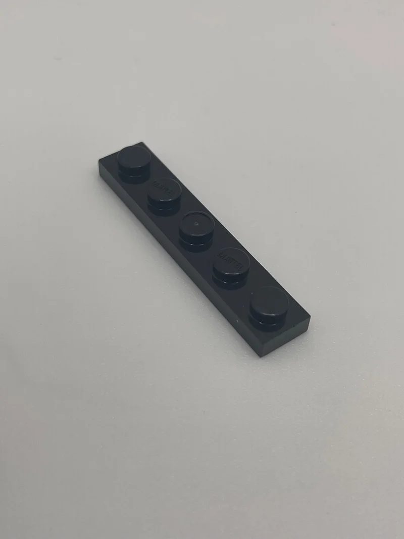 Plate 1 x 5 in Black