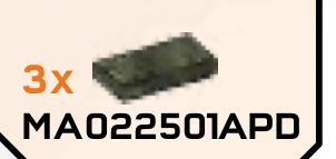 Tile 1 x 2 in Green, Jungle (Camo)