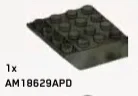 Slope Inverted Brick 45 4 x 4 in Green, Jungle (Camo)