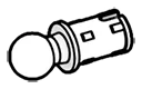 Tech: axle pin with friction and small ball joint in White
