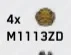 Plate Round 1 x 1 in Yellow (Translucent)