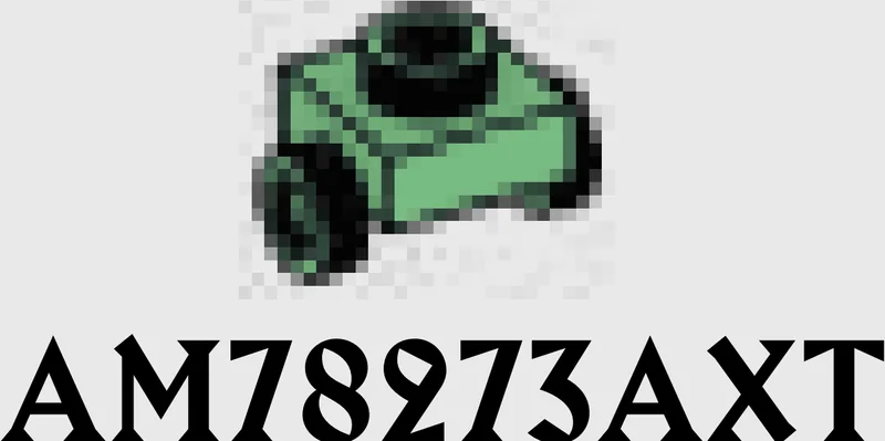 Bracket Plate 1 x 1 with opposing side studs in Green, Vertigris (Sand Green)