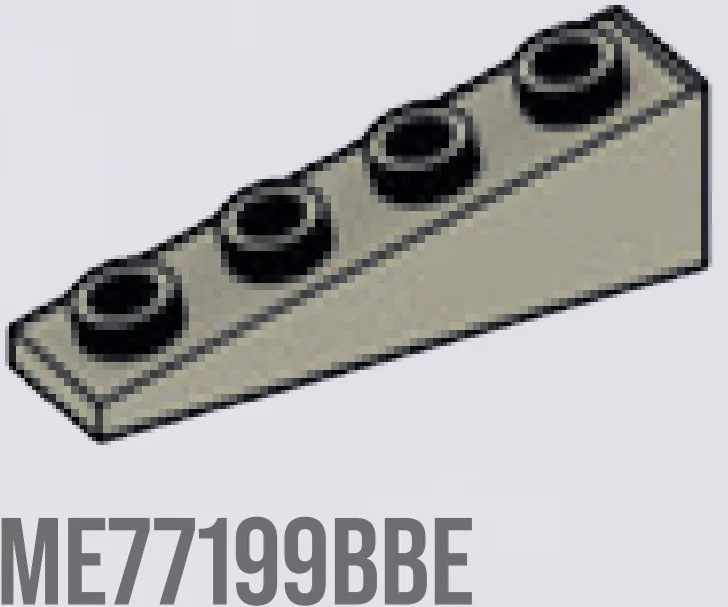 Slope brick 25 1 x 4 with studs on slope