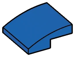 Slope 33 2 x 0.67 x 2 with Curved Slope in Blue
