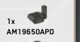 Connector: pin, small with perpendicular hand grip in Green, Jungle (Camo)
