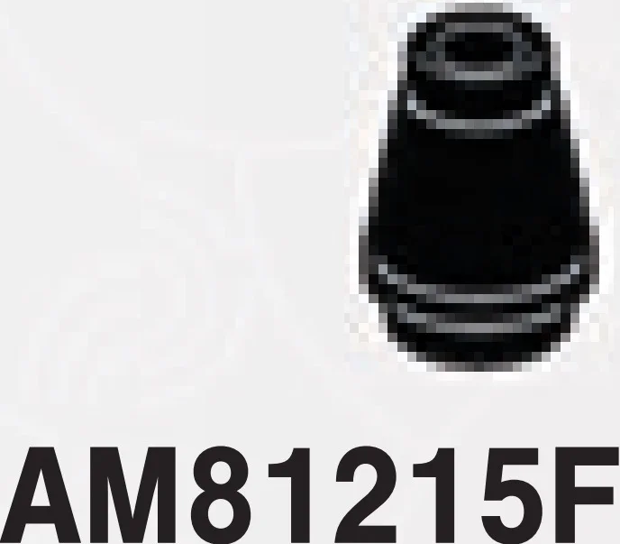 Cone 1 x 1 w/ Open Top, type 02 in Black