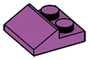 Slope Plate 25 2 x 1 x 2 in Magenta, Rich