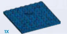 Plate 8 x 8, new in Blue, Rich Dark