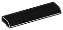 Tile 1 x 4 slope in Grey, Charcoal