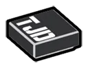 Tile 1 x 1, print detail in Multicolored