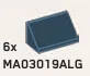Slope 45 2 x 1 in Gray, Dark Smoke
