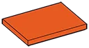 Tile 3 x 4 in Orange, Marigold