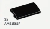 Slope Curved 2 x 4 in Black