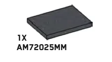 Tile 3 x 4 in Gray, Dark (Metallic)